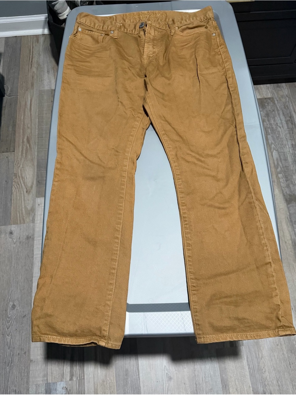 American Eagle Outfitters Men's Corduroy Pants in Camel Brown